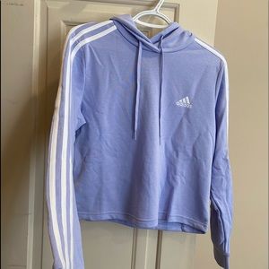 Adidas Purple Lightweight Hoodie